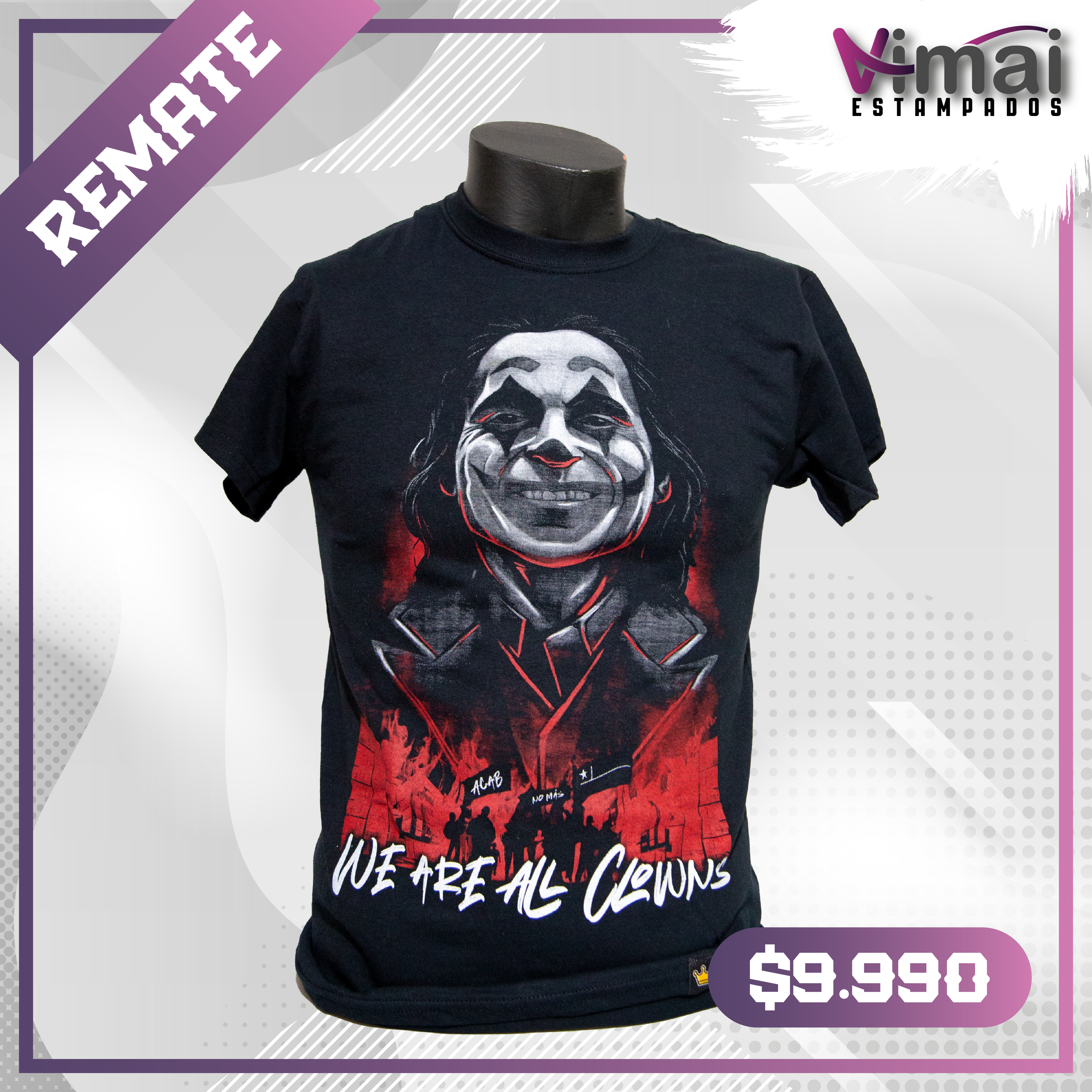 POLERA JOKER CAOS